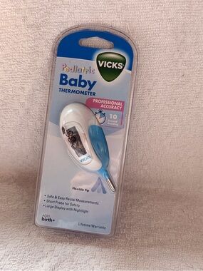 Vicks Pediatric Baby Thermometer - Blue